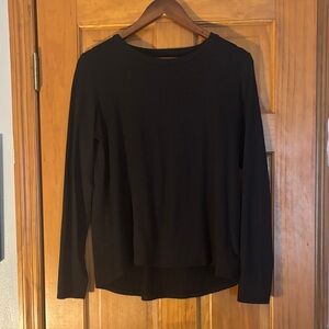 American Eagle Outfitters Black Long Sleeve Top